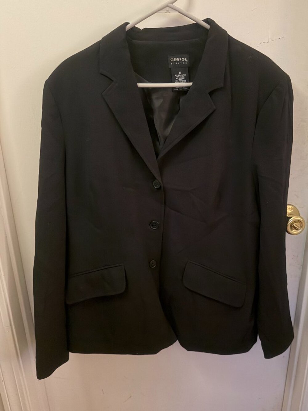 George Black Three Buttoned Blazer W 18